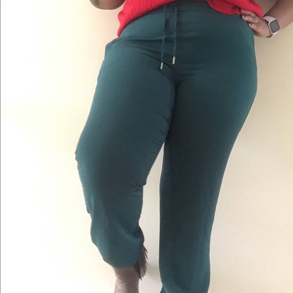 Time & Tru Green Trousers